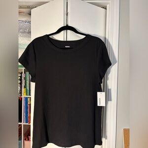 Sonoma Women's Classic Black Short Sleeve Tee